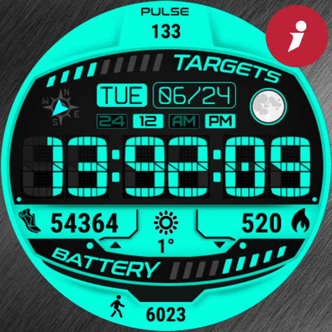 iFace (C001) – Neon Targets