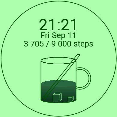 Steps brew (matcha, ube, coffee)