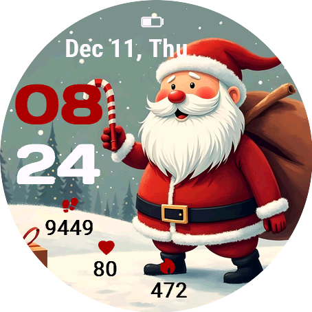 Santa Clock