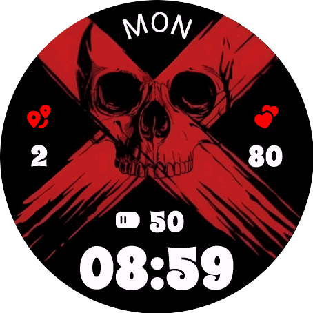 Marked Skull