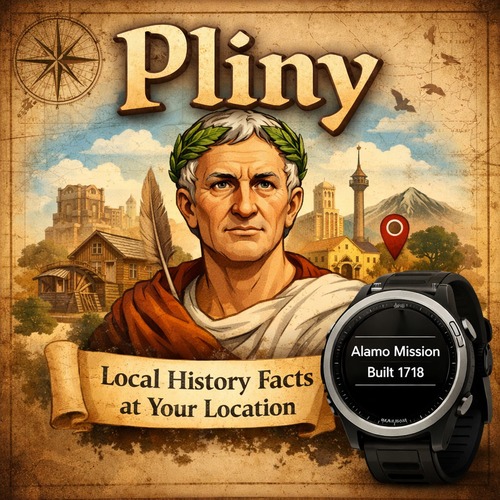 Pliny - Local Historical Facts without Internet