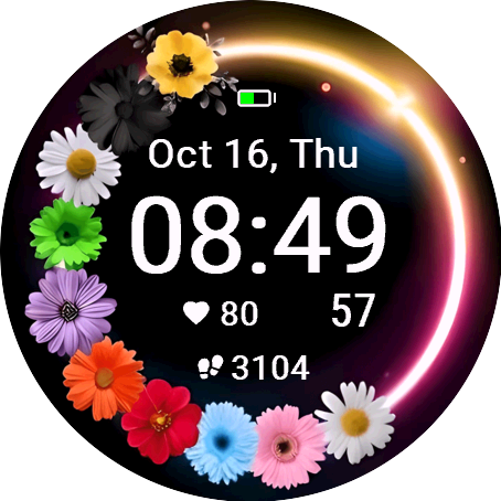 Rainbow Wreath