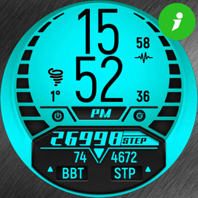 iFacer - M004 (Neon Cyan)