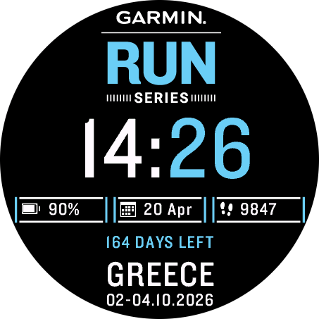 GARMIN RUN SERIES - GREECE