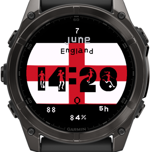 England St George Flag Watch Face