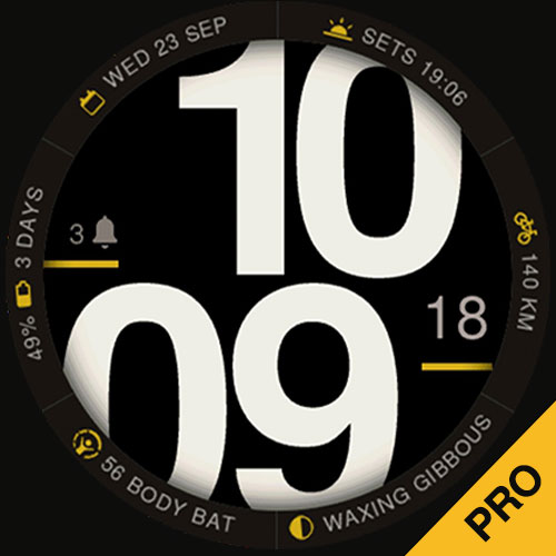 FOLIO PRO · Oversized Watch Face