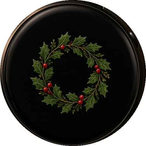 Holly Wreath – Christmas Watch Face
