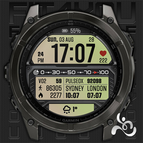 Fit4U - 012x - Dual Timezones