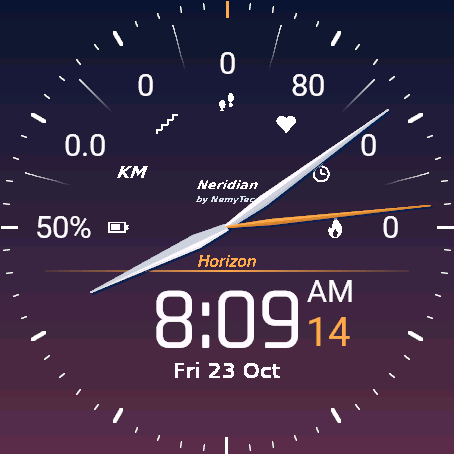 Neridian Horizon – analog watch face