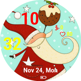 Santa Pudding