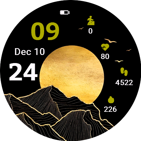 Gilded Clock
