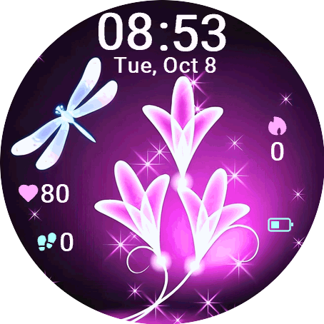 Glowing Flowers