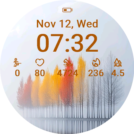 Misty Trees