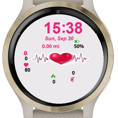Red Heart EKG Lines