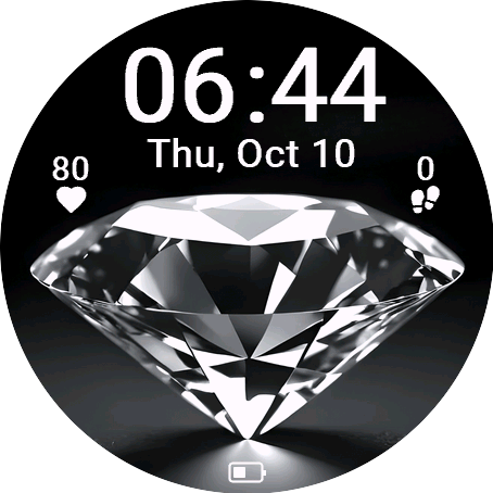 Shining diamond