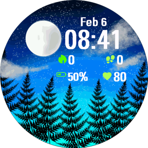Nighttime Woods