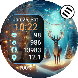 Winter Deer