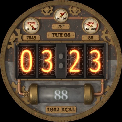 Steamworks Nixie Clock