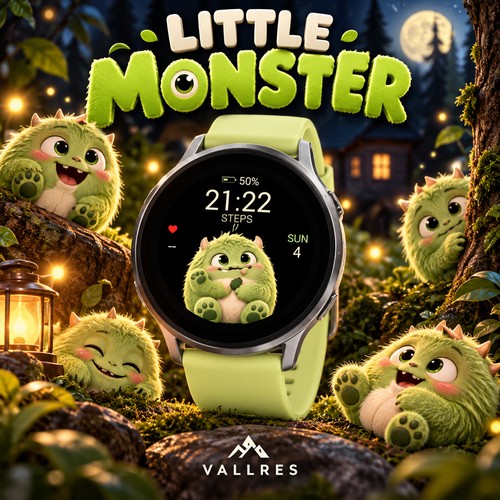 Monster Buddy – Halloween Animated Watch Face