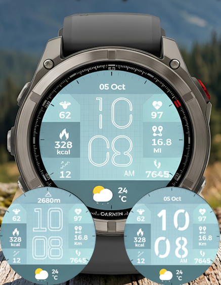 Digital DataGrid Pro — official Connect IQ artwork