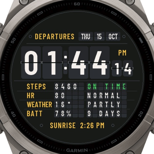 DEPARTURE – Split-Flap Flip Clock