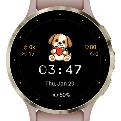 Puppy Love – Valentines Day Watch Face