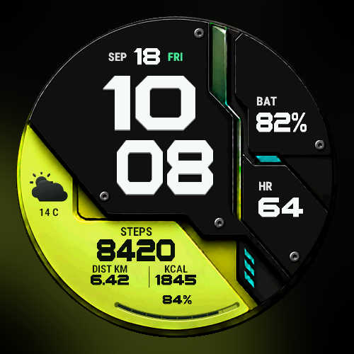 SHOT Monolith - Data Watch Face