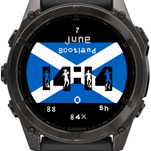 Scotland Football Saltire Watch Face