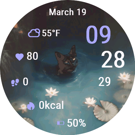 Cat In Water