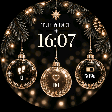 Festive Christmas Baubles