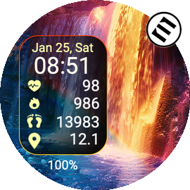 Vibrant Waterfall 