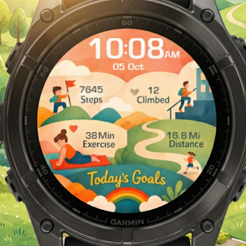 Today's Goals — official Connect IQ artwork