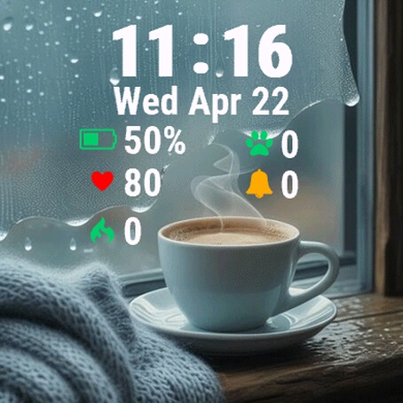 Cup Coffee Rainy Day