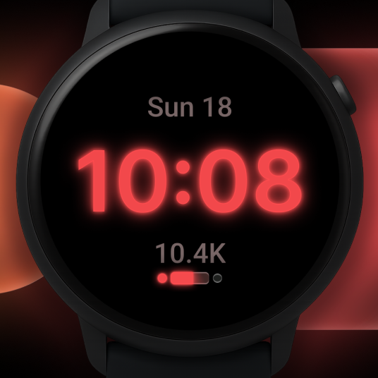 Du. — AMOLED watch face