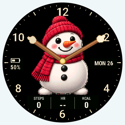 Snowman Scarf