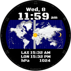 Timezone Map Day & Night