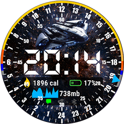 Space Patrol 12h Display TC