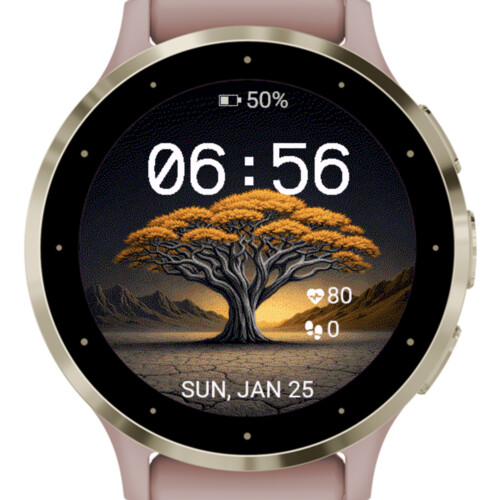 Golden Baobab Dusk
