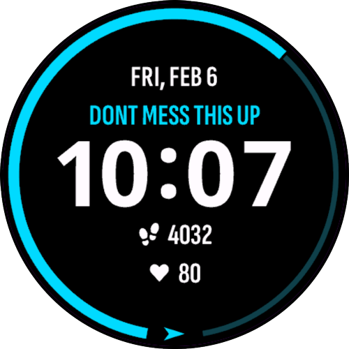 The Laziest Watchface Ever Created