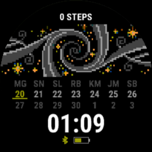 Night Spiral — Two-Week Calendar