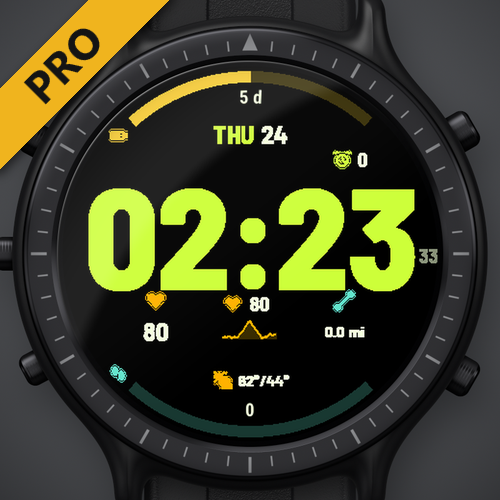 Astra Run Pro – 跑者表盘，大数字与电量