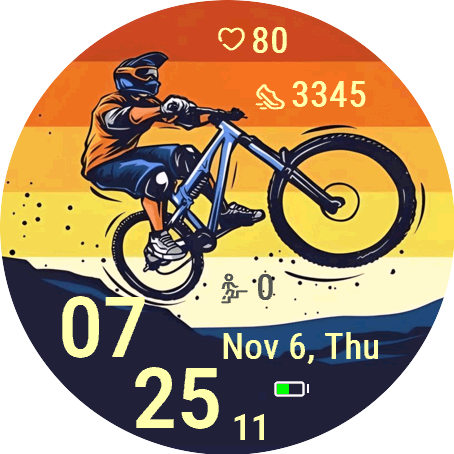 Sunset Biker
