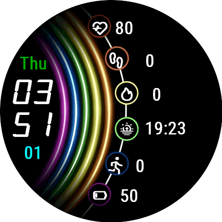 Rainbow Curve