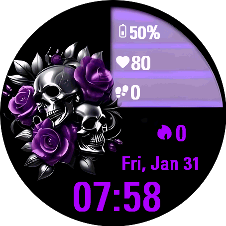 Purple Skull