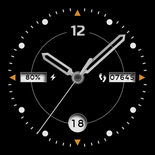 Minimal Black Analog  (Your Data. Your Style)