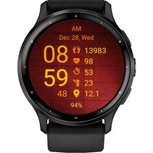 Active Time - Abstract Red