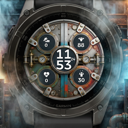 Heavy Goals Industrial Digital — official Connect IQ artwork
