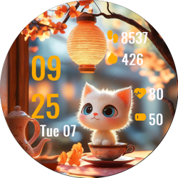 Lantern Kitten