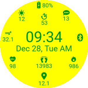 Yellow and Green