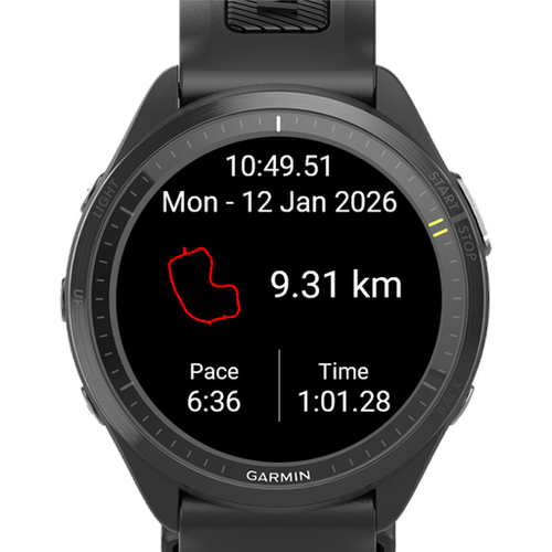 Route Silhouette Watch Face